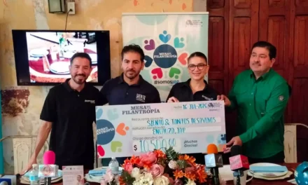 UN GESTO DE SOLIDARIDAD QUE DA ESPERANZA: RESTAURANTE SIENTO & TANTOS ENTREGA DONATIVO A ENCAUZA, IAP