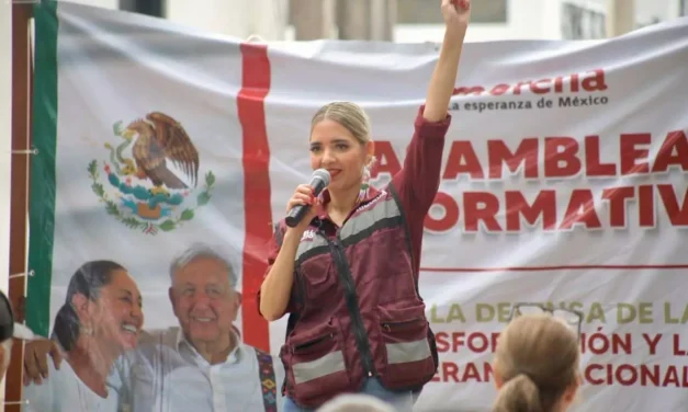 DESDE CULIACÁN, ESTRELLA PALACIOS LLAMA A FORTALECER EL LIDERAZGO DE LAS MUJERES Y LAS NUEVAS JUVENTUDES DE MORENA