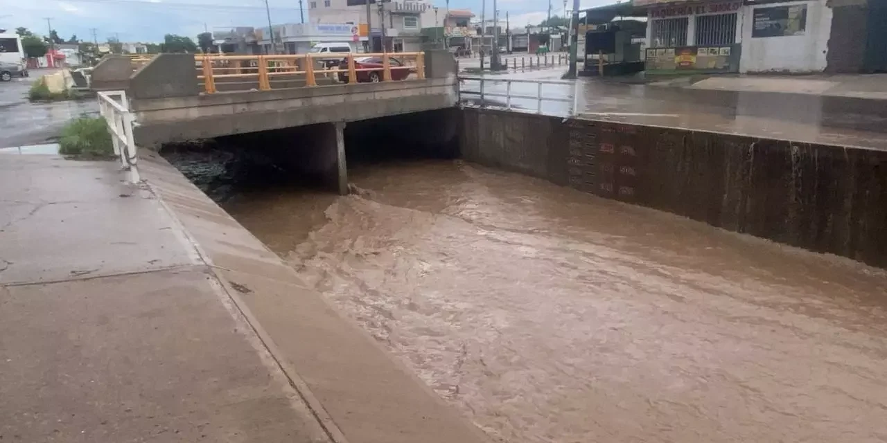 PROTECCIÓN CIVIL MANTIENE VIGILANCIA POR LLUVIAS; CANALES OPERAN SIN RIESGO