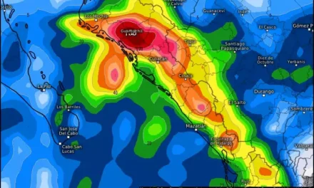 PREVÉ PROTECCIÓN CIVIL SINALOA INCREMENTO DE LLUVIAS DE FUERTES A INTENSAS DURANTE EL FIN DE SEMANA