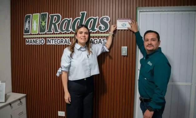 RECIBE RADAS MANEJO INTEGRAL DE PLAGAS DISTINTIVO IMPULSO NAFIN PARA FORTALECER SU CRECIMIENTO