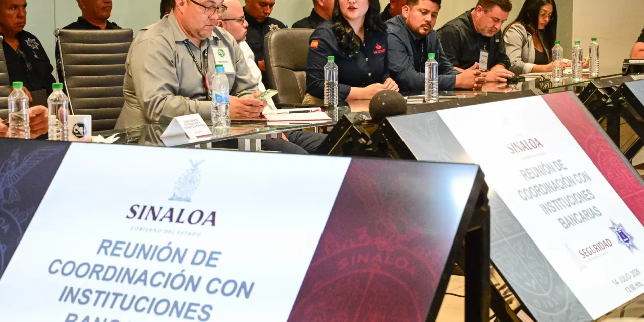 EL GRUPO INTERINSTITUCIONAL Y SEGURIDAD PÚBLICA DE LOS 20 MUNICIPIOS SE REÚNEN CON LAS INSTITUCIONES BANCARIAS PARA PREVENIR DELITOS