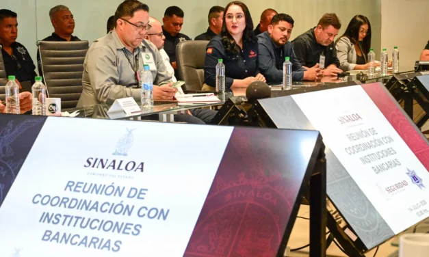 EL GRUPO INTERINSTITUCIONAL Y SEGURIDAD PÚBLICA DE LOS 20 MUNICIPIOS SE REÚNEN CON LAS INSTITUCIONES BANCARIAS PARA PREVENIR DELITOS