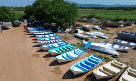 ENTREGAN 40 EMBARCACIONES MENORES A PESCADORAS Y PESCADORES DE CUATRO MUNICIPIOS DE SINALOA