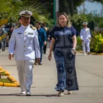 ATESTIGUA GOBERNADORA YERALDINE BONILLA CEREMONIA DE ENTREGA-RECEPCIÓN DEL MANDO DE ARMAS DE LA CUARTA REGIÓN NAVAL