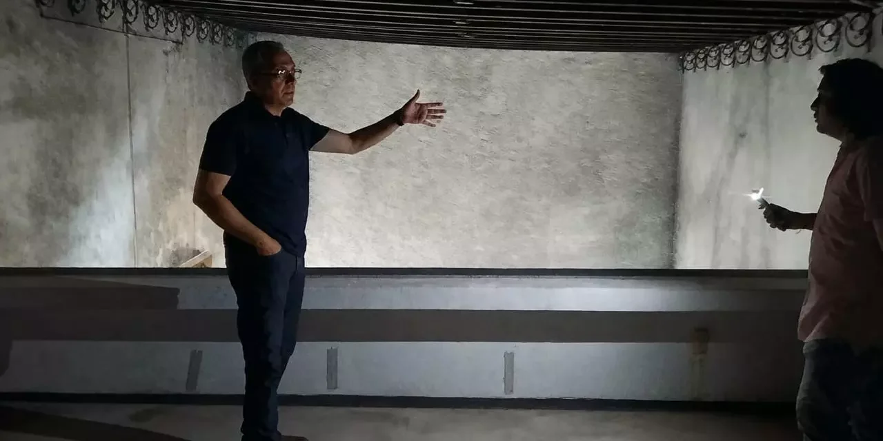 AVANZA LA REHABILITACIÓN DEL ÁREA AFECTADA POR INCENDIO EN EL MUSEO DE ARTE DE MAZATLÁN