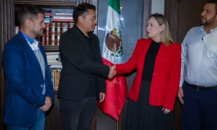 GOBERNADORA YERALDINE CONCRETA CON EMPRESARIOS CHINOS, EL PRIMER ENVÍO DE UN MILLÓN 200 MIL TONELADAS DE SORGO SINALOENSE A CHINA