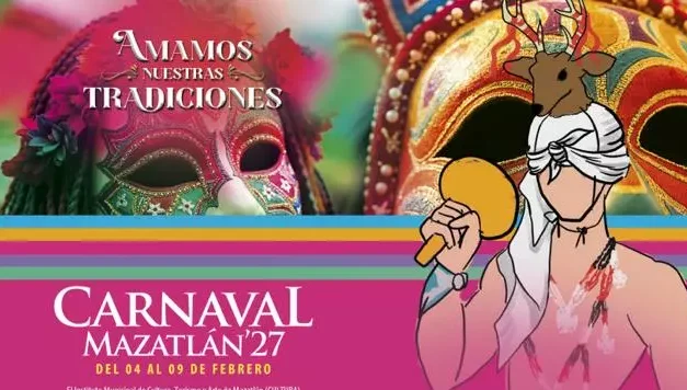INVITAN A PARTICIPAR EN EL CONCURSO DE COMPARSAS DEL CARNAVAL INTERNACIONAL MAZATLÁN 2027