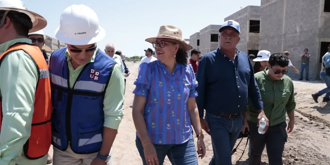 CON ENTREGA DE BULEVAR Y SUPERVISIÓN DE CONSTRUCCIÓN DE VIVIENDAS EN EL FUERTE, GOBERNADORA GRACIELA DOMÍNGUEZ INICIA SU GIRA POR TODO SINALOA