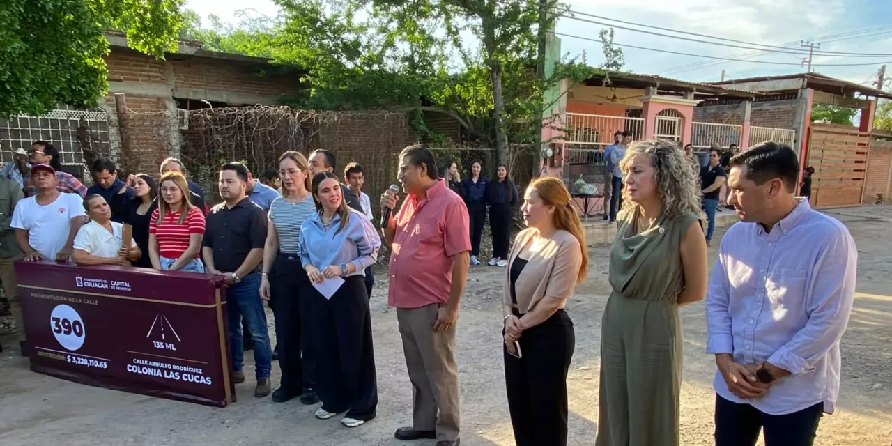 LAS CUCAS DEJA ATRÁS DÉCADAS DE OLVIDO; UNA NUEVA CALLE ABRE PASO A LA ESPERANZA DE CIENTOS DE FAMILIAS