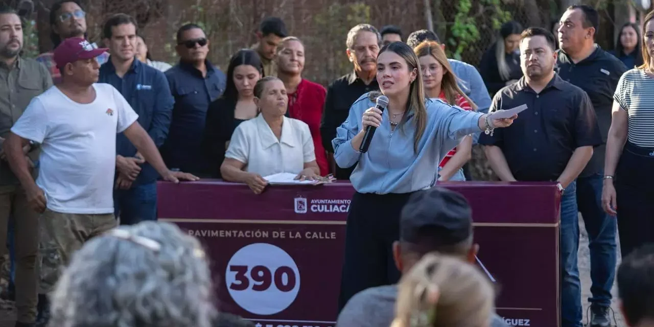 LAS CUCAS SIGUE TRANSFORMÁNDOSE: ANA MÍRIAM RAMOS PONE EN MARCHA LA SÉPTIMA CALLE PAVIMENTADA DE LA COLONIA