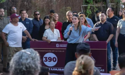 LAS CUCAS SIGUE TRANSFORMÁNDOSE: ANA MÍRIAM RAMOS PONE EN MARCHA LA SÉPTIMA CALLE PAVIMENTADA DE LA COLONIA