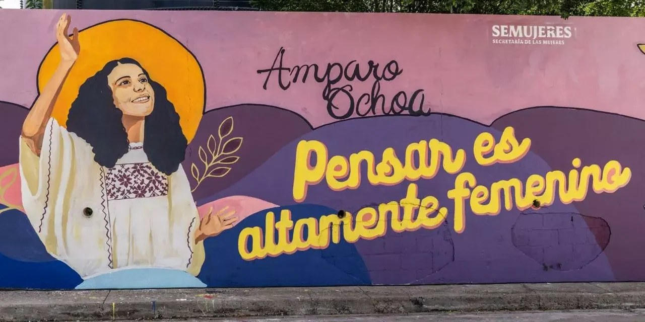 DEVELAN MURAL EN HONOR A LA CANTANTE AMPARO OCHOA, «LA VOZ DE MÉXICO»