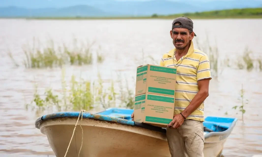 DIF SINALOA ENTREGA DESPENSAS AL SECTOR PESQUERO, MÁS DE 7 MIL APOYOS ALIMENTARIOS DURANTE 2026