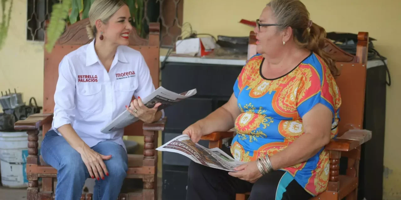 CON LIDERAZGO, EXPERIENCIA Y CERCANÍA AL PUEBLO, ESTRELLA PALACIOS FORTALECE LA TRANSFORMACIÓN EN SINALOA