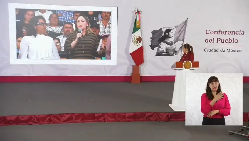 GOBERNADORA YERALDINE BONILLA, A NOMBRE DE LAS Y LOS PRODUCTORES SINALOENSES, AGRADECE A LA PRESIDENTA CLAUDIA SHEINBAUM INCENTIVOS AL CAMPO SINALOENSE