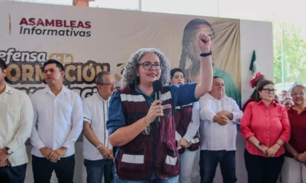 TENEMOS UNA SOLA TAREA QUE NOS ENCOMENDÓ LA PRESIDENTA, DICE GRACIELA DOMÍNGUEZ, DEFENDER NUESTRA TRANSFORMACIÓN Y SOBERANÍA NACIONAL