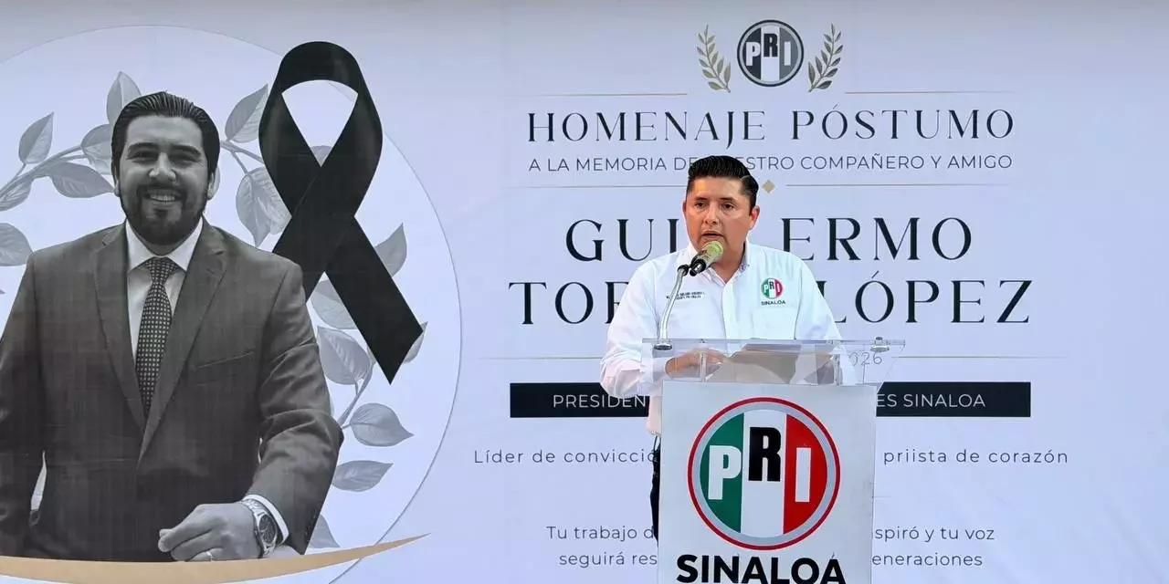 PRI SINALOA RINDE HOMENAJE PÓSTUMO A GUILLERMO TORRES LÓPEZ