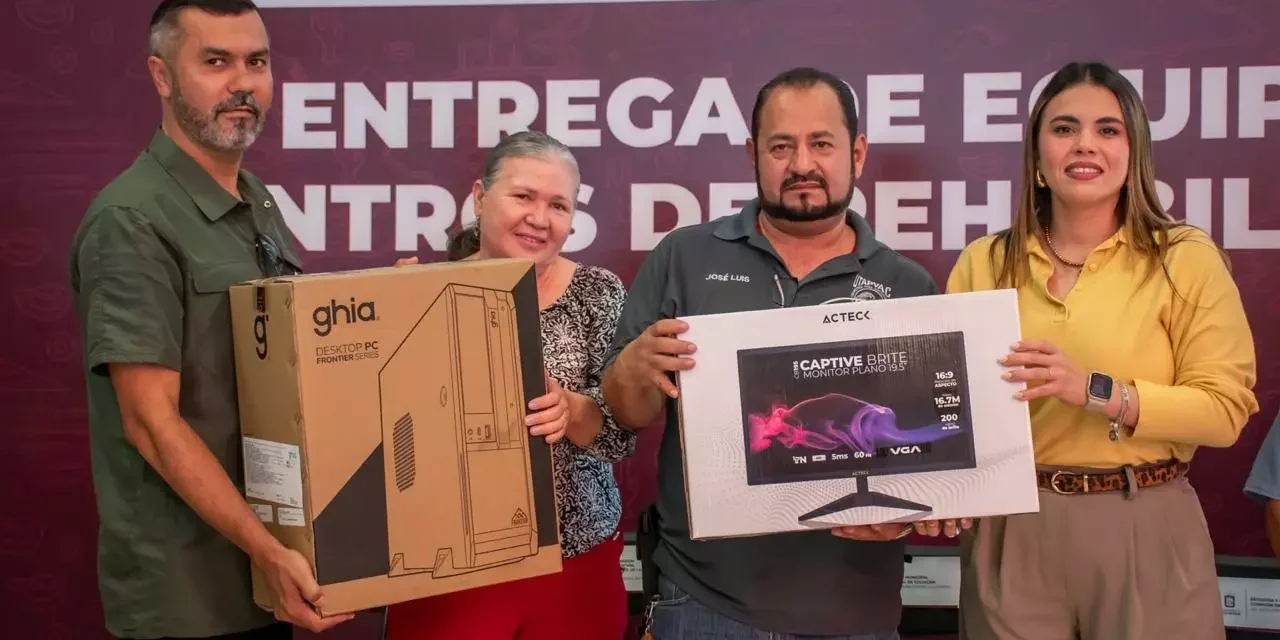 ANA MIRIAM RAMOS ENTREGA EQUIPAMIENTO A CENTROS DE REHABILITACIÓN