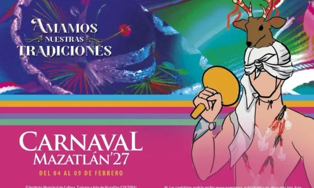 INVITAN A COMPETIR POR LA CORONA DEL REY DE LA ALEGRÍA DEL CARNAVAL INTERNACIONAL DE MAZATLÁN 2027