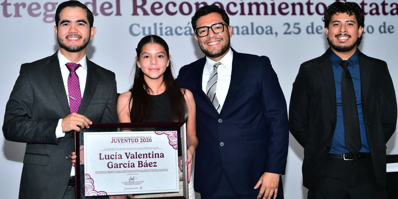RECONOCEN A JÓVENES DESTACADOS EN EL DEPORTE DURANTE EL PREMIO ESTATAL DE LA JUVENTUD 2026