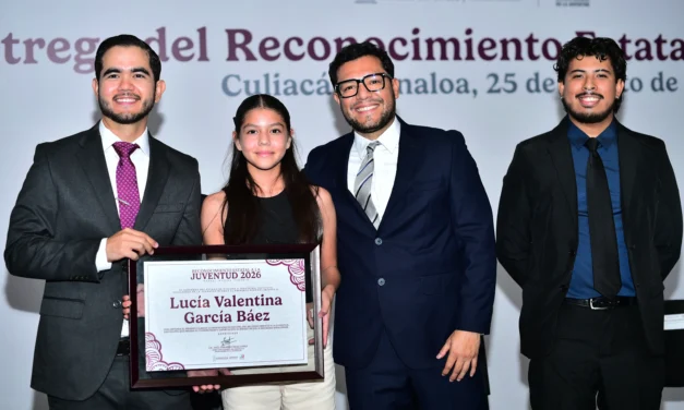 RECONOCEN A JÓVENES DESTACADOS EN EL DEPORTE DURANTE EL PREMIO ESTATAL DE LA JUVENTUD 2026