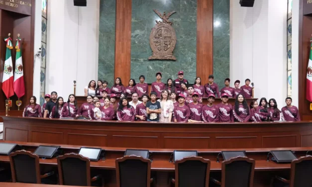 RECIBE CONGRESO DEL ESTADO A JÓVENES DEL PROGRAMA “LAS Y LOS JÓVENES UNEN AL BARRIO” PARA FORTALECER SU CONOCIMIENTO Y PARTICIPACIÓN CIUDADANA