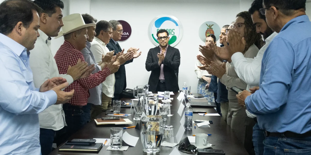 CARLOS ALFARO MORALES ASUME LA CONDUCCIÓN DE CEAPAS PARA FORTALECER LA POLÍTICA HÍDRICA DE SINALOA