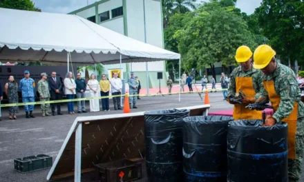 DESTRUYEN 639 ARMAS DE FUEGO, 3 MIL 303 CARGADORES Y 153 MIL 65 CARTUCHOS DE DIFERENTES CALIBRES EN LA NOVENA ZONA MILITAR