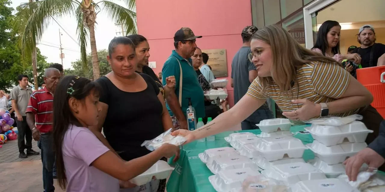 A TRAVÉS DE ALAJIBUA, ANA MIRIAM RAMOS ACOMPAÑA CON UNA CENA A FAMILIAS QUE ESPERAN A SUS PACIENTES EN EL HOSPITAL PEDIÁTRICO