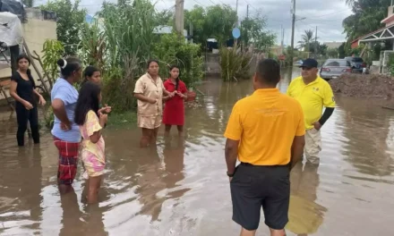 MANTIENE GOBIERNO DE NAVOLATO ATENCIÓN PERMANENTE A FAMILIAS AFECTADAS POR MAREJADAS EN LA ZONA COSTERA