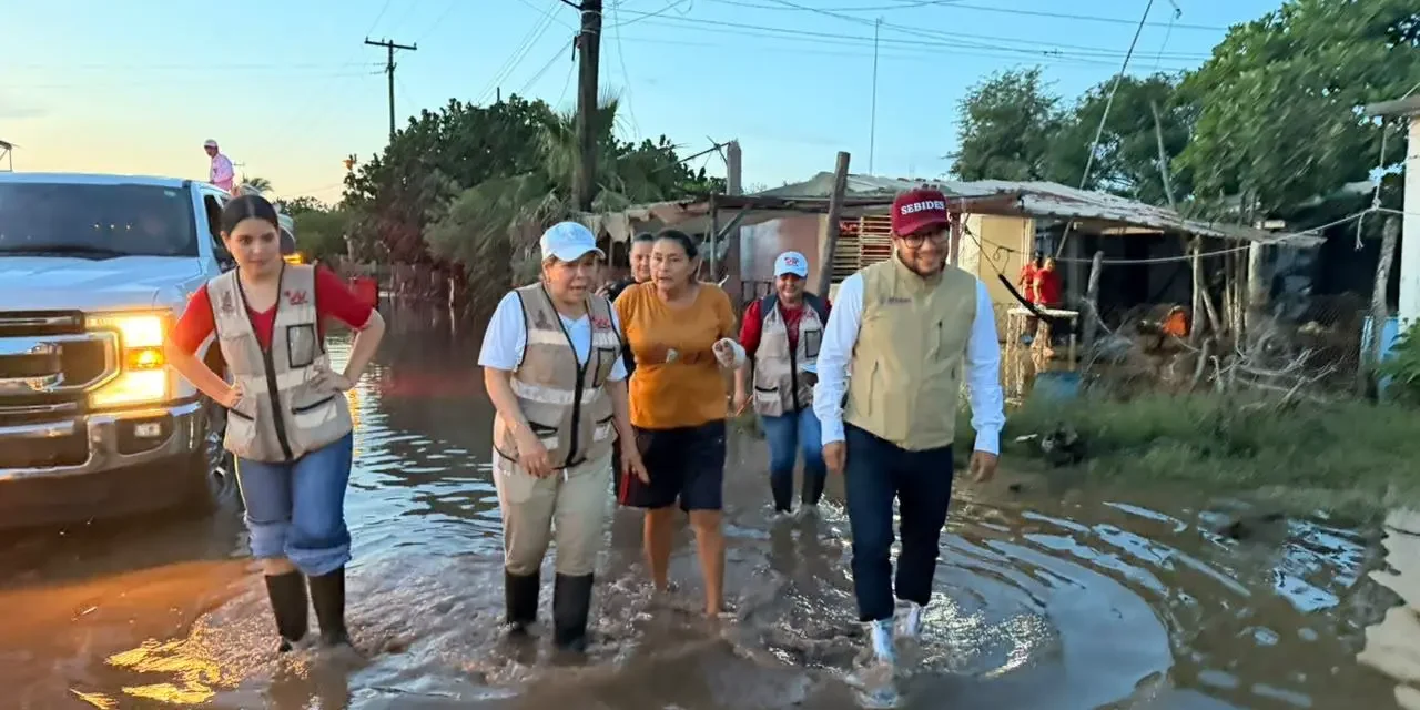 GOBIERNO DEL ESTADO ATIENDE DE MANERA INMEDIATA A FAMILIAS AFECTADAS POR INUNDACIONES GENERADAS POR MAREAS EN EL ESTADO