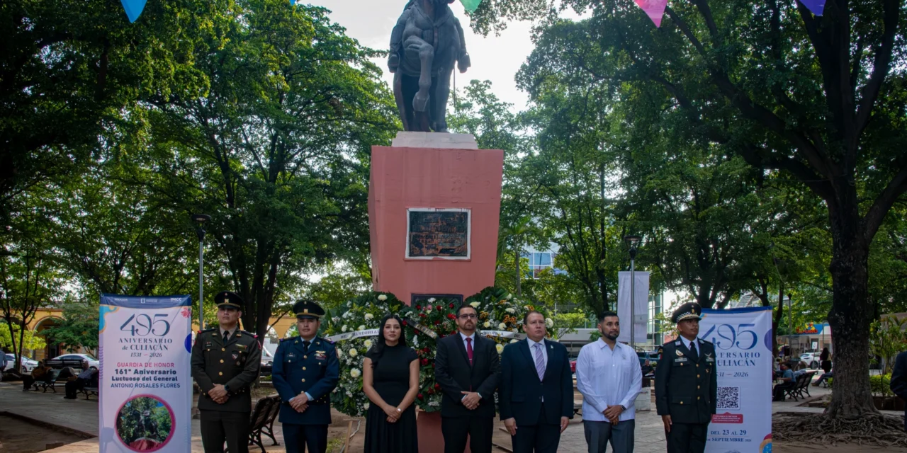 REALIZAN GUARDIA DE HONOR POR EL 161 ANIVERSARIO LUCTUOSO DEL GENERAL ANTONIO ROSALES