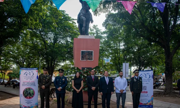 REALIZAN GUARDIA DE HONOR POR EL 161 ANIVERSARIO LUCTUOSO DEL GENERAL ANTONIO ROSALES