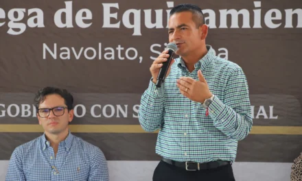 EQUIPAMIENTO DEL GOBIERNO DEL ESTADO FORTALECE LA ECONOMÍA DE LAS FAMILIAS NAVOLATENSES: ALCALDE JORGE BOJÓRQUEZ