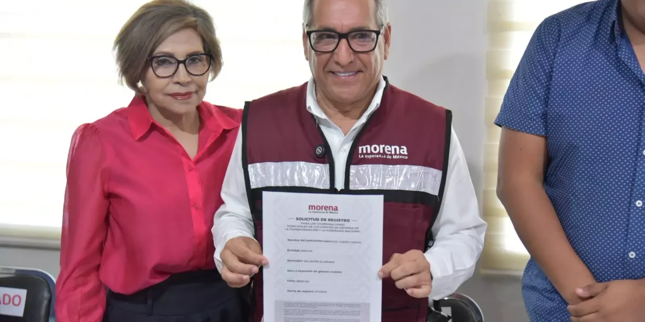 AMBROCIO CHÁVEZ ANUNCIA SU REGISTRO PARA LA COORDINACIÓN MUNICIPAL DE MORENA EN SALVADOR ALVARADO