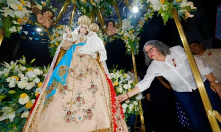ASISTE GOBERNADORA GRACIELA DOMÍNGUEZ A FIESTAS PATRONALES DE ROSARIO