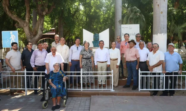 DEVELAN BUSTO EN MEMORIA DE JOSÉ ANTONIO YAMAGUCHI HERNÁNDEZ, PRIMER PRESIDENTE MUNICIPAL DE NAVOLATO