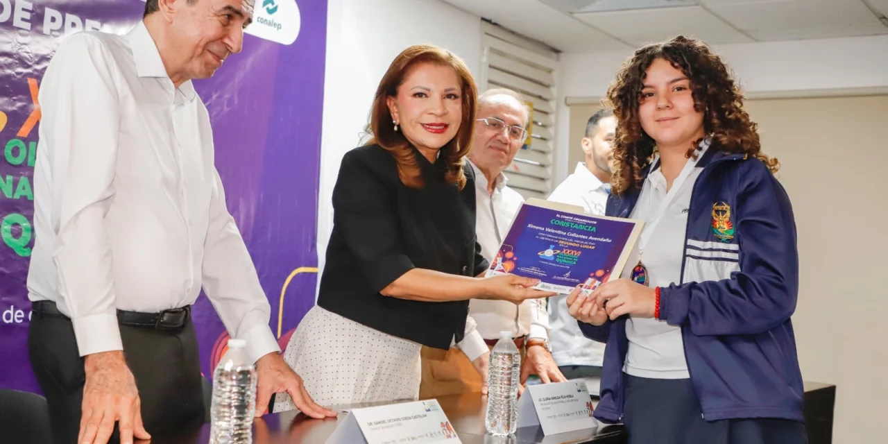 PREMIAN A GANADORES DE LA XXXVI OLIMPIADA NACIONAL DE QUÍMICA, ETAPA ESTATAL
