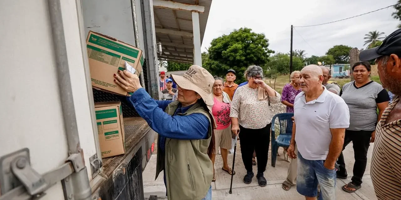 APOYO ALIMENTARIO LLEGA A FAMILIAS PESQUERAS DE GUASAVE CON 436 CANASTAS ENTREGADAS POR DIF SINALOA