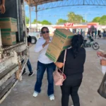 DIF SINALOA LLEVA 600 CANASTAS ALIMENTICIAS A PESCADORES DE LOS CAMPOS PESQUEROS LAS ARENITAS Y EL CUERVO
