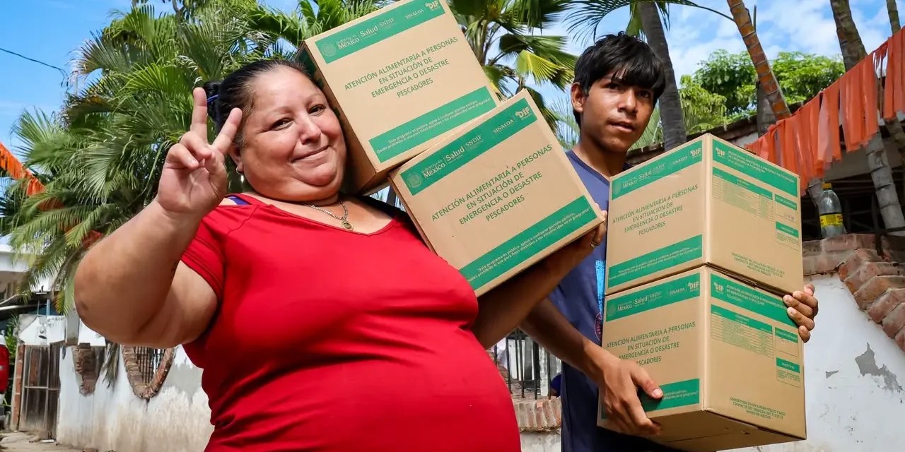 DIF SINALOA ENTREGA MÁS DE 16 MIL CANASTAS ALIMENTARIAS A PESCADORES EN LO QUE VA DEL 2026