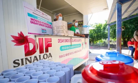 DIF SINALOA ENTREGA MÓDULO PORTÁTIL DE DESAYUNOS ESCOLARES CALIENTES EN LA COMUNIDAD DE ÁLAMO DE LOS MONTOYA EN SALVADOR ALVARADO