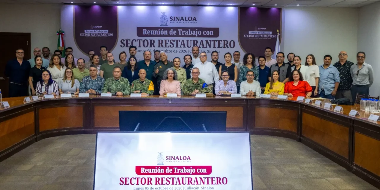 RESTAURANTEROS DE CULIACÁN SON EL SECTOR CLAVE PARA RECUPERAR LA CONFIANZA Y LA PAZ DE LA CIUDAD, SEÑALA GOBERNADORA GRACIELA DOMÍNGUEZ