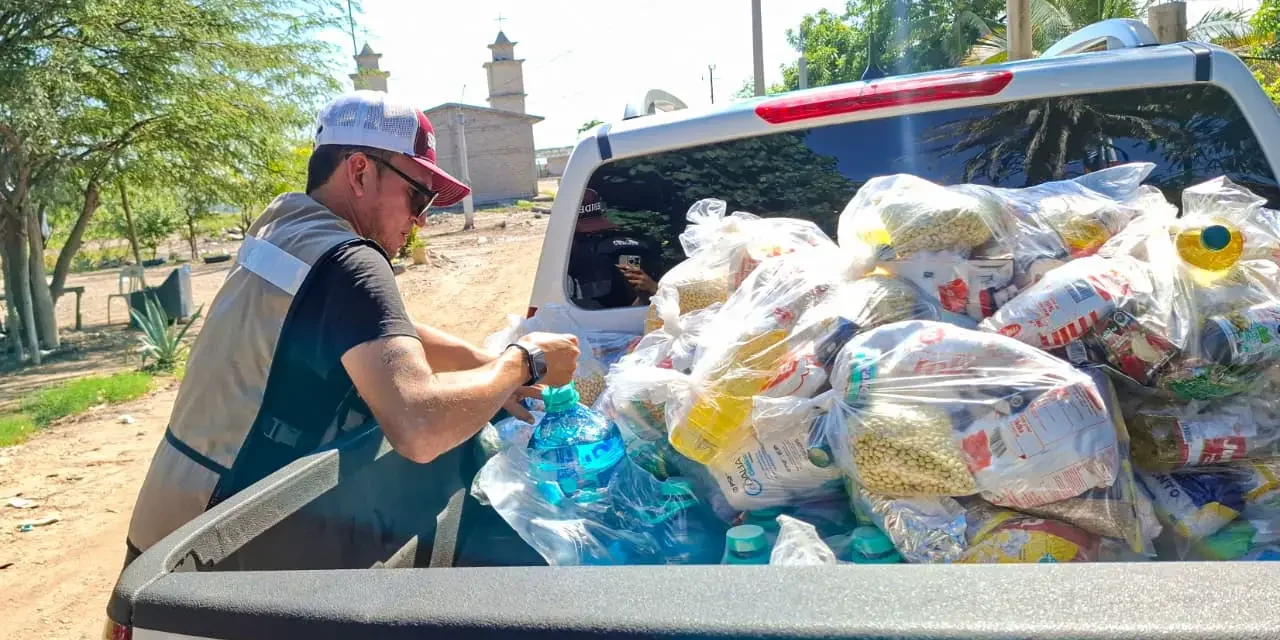 SEBIDES LLEVA CASI 900 DESPENSAS A COMUNIDADES INDÍGENAS EN LOS MUNICIPIOS DE JUAN JOSÉ RÍOS Y NAVOLATO