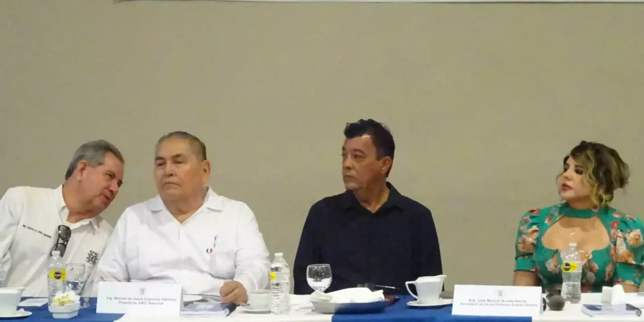 LA MEJOR DISPOSICIÓN DE LA GOBERNADORA, GRACIELA DOMÍNGUEZ DE TRABAJAR EN UNIDAD Y DE MANERA INCLUYENTE CON CONSTRUCTORES: ACOSTA BERNAL