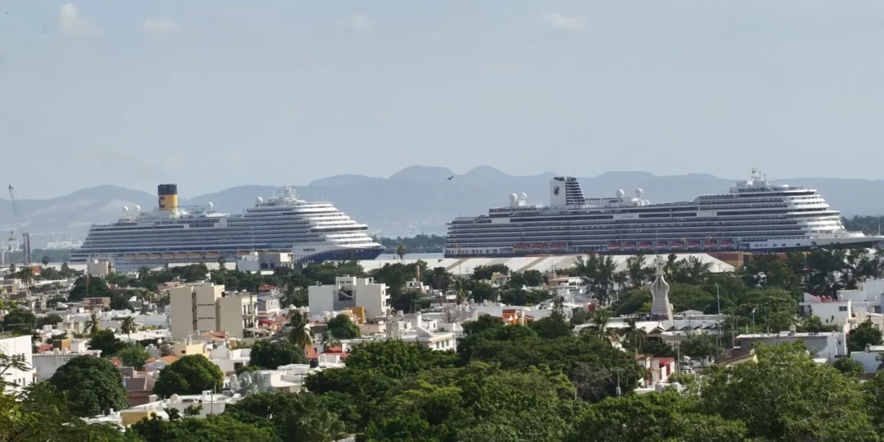 MAZATLÁN RECIBE ESTE LUNES A DOS CRUCEROS TURÍSTICOS CON MÁS DE 6 MIL PASAJEROS