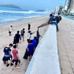 RETIRAN HASTA 2 TONELADAS DIARIAS DE RESIDUOS EN PLAYAS DE MAZATLÁN TRAS MAREJADAS DE SIMÓN