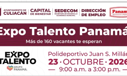 AYUNTAMIENTO DE CULIACÁN Y GRUPO PANAMÁ REALIZARÁN JORNADA DE EMPLEO CON MÁS DE 160 VACANTES