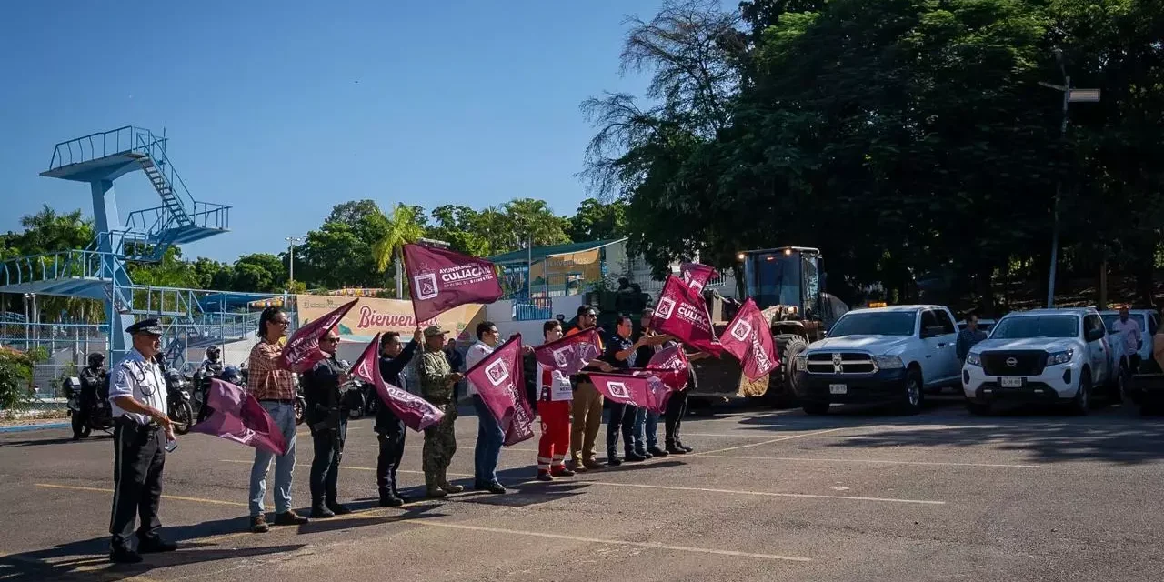 CON UN ESTADO DE FUERZA DE 600 ELEMENTOS Y 25 REFUGIOS TEMPORALES, DAN BANDERAZO A ACCIONES PREVENTIVAS